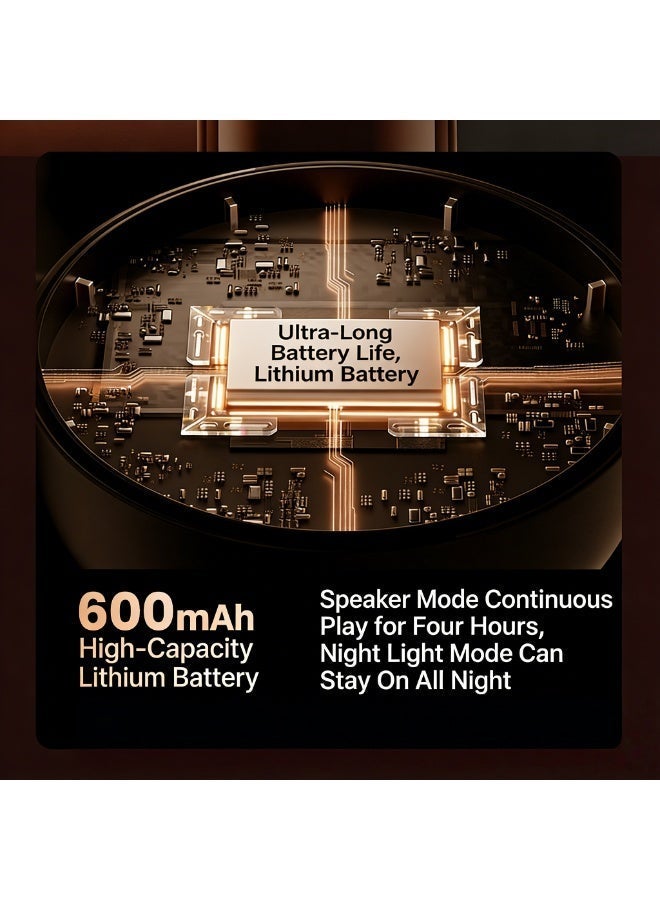 سماعة بلوتوث  Q28 Pro صغيرة الحجم وخفيفة الوزن، بإضاءة RGB LED محمولة، بلوتوث 5.3، شحن Type-C، بطارية 600mAh، دعم بطاقة TF وراديو FM، اقتران مزدوج TWS - Image 3